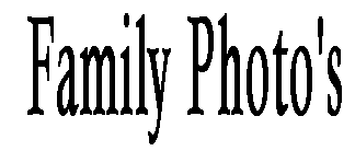 Family Photo Page